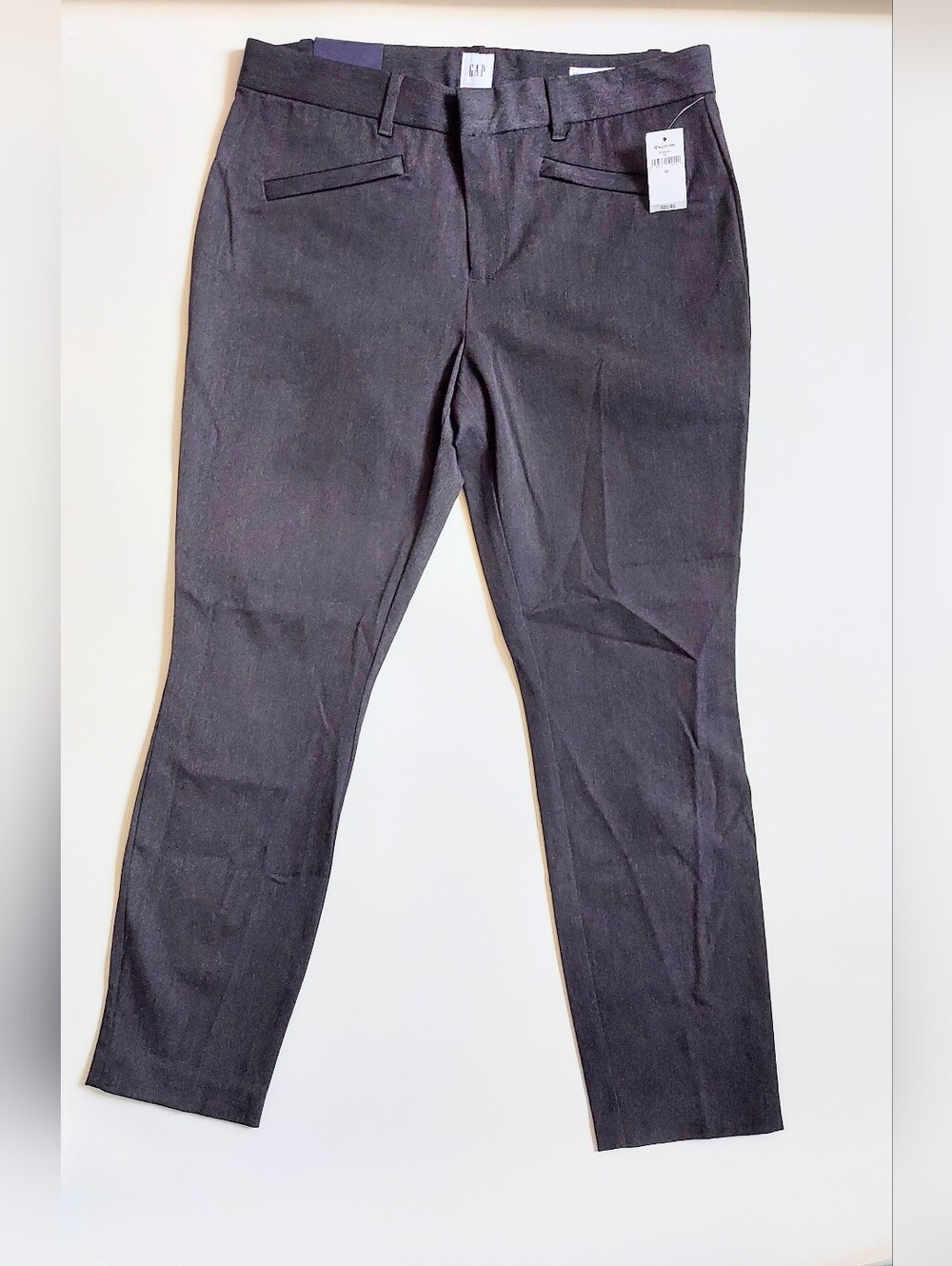 GAP Signature Skinny Ankle Pants Size 10 Gray Stretch NWT